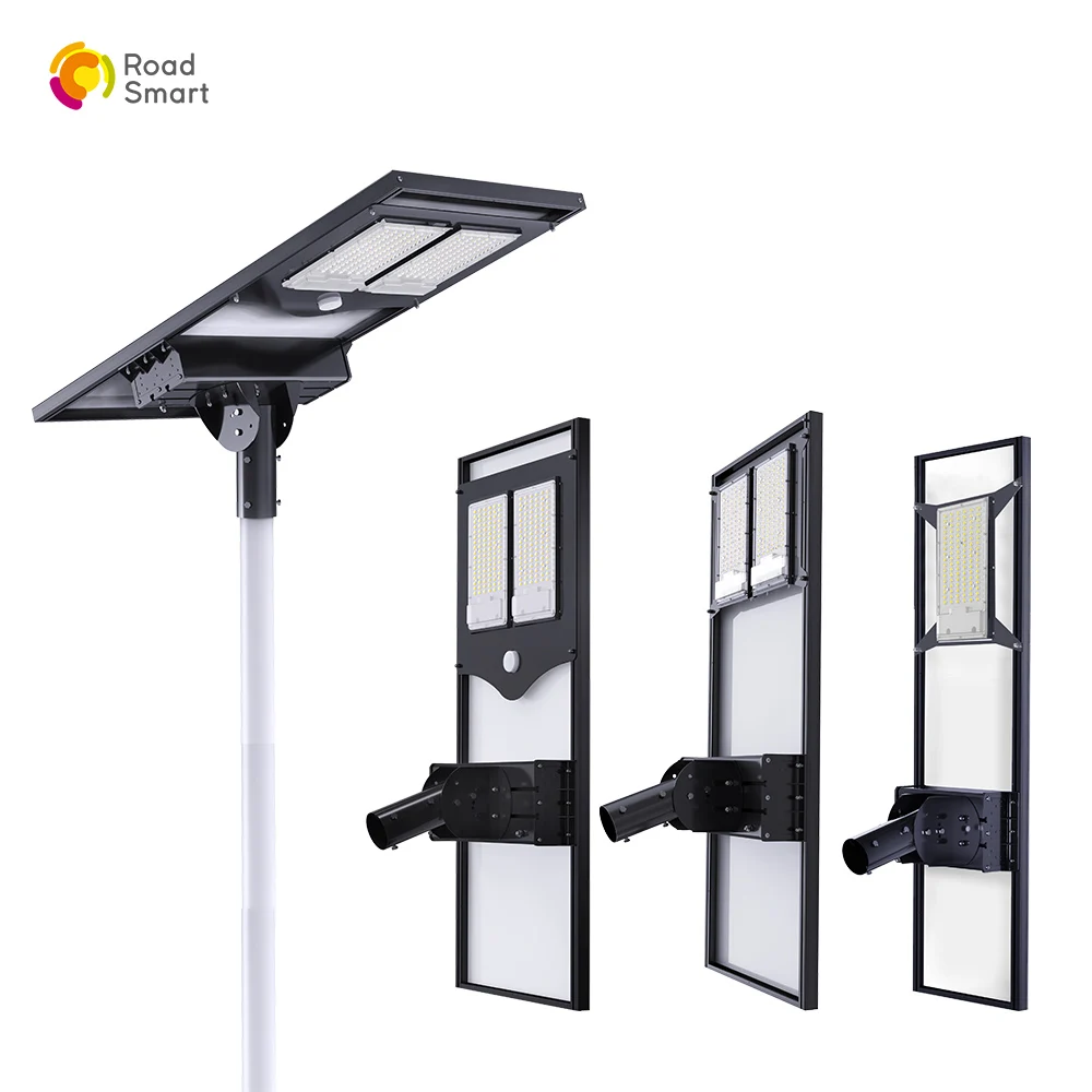 Outdoor municipal street light 30w 40w 60w 80w all in one solar street light high power with 3 years warranty