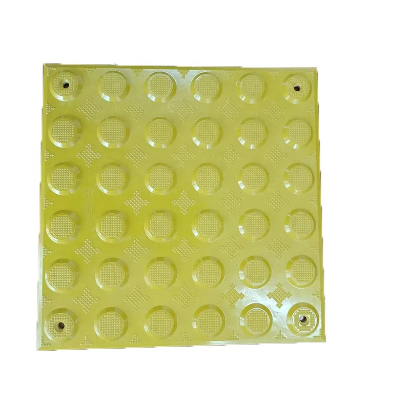 good price high quality safety tactile indicator FRP TPU PVC material guiding paving tile stud blind road tactile indicator tile