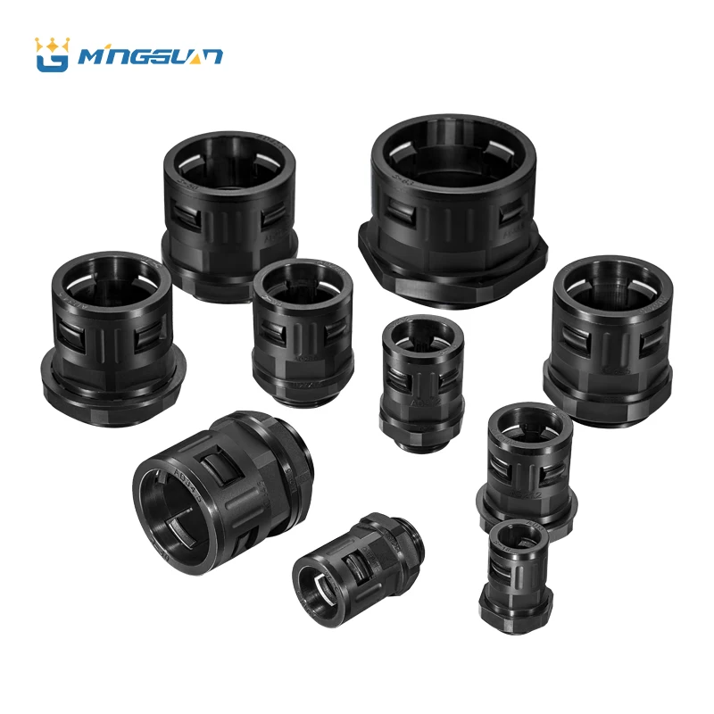 Factory Price, Wholesale, Quick Flexible Corrugated Conduit, Straight Type,Straight Connector, Pipe Fittings, AD15.8