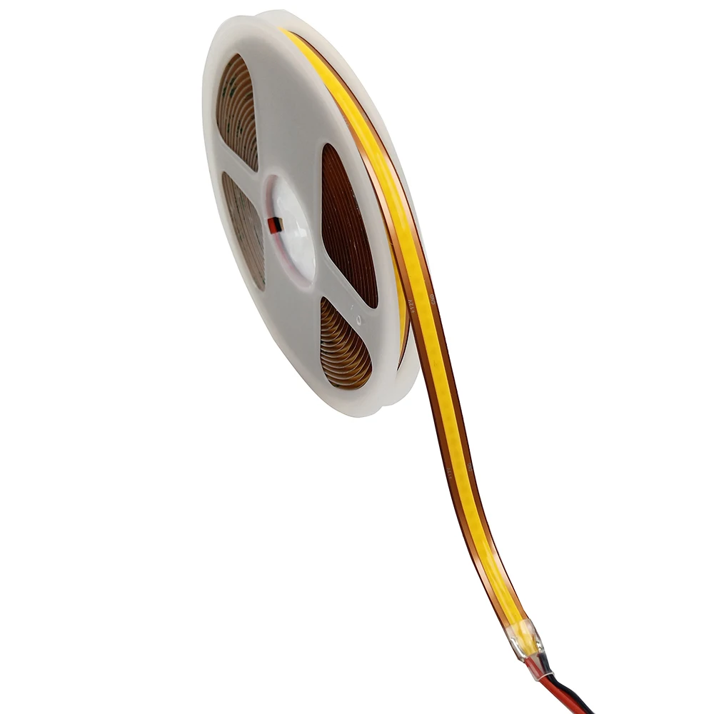new arrival 528leds free cutting cob led strip light 12w ip65 silicone cob strip with 8mm double layer copper FPC
