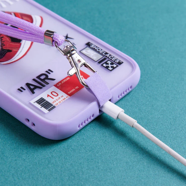 Fashion Universal Cell Phone Strap with Adjustable Nylon Crossbody Lanyard Multi-color Optional Phone Lanyard Phone Accessories