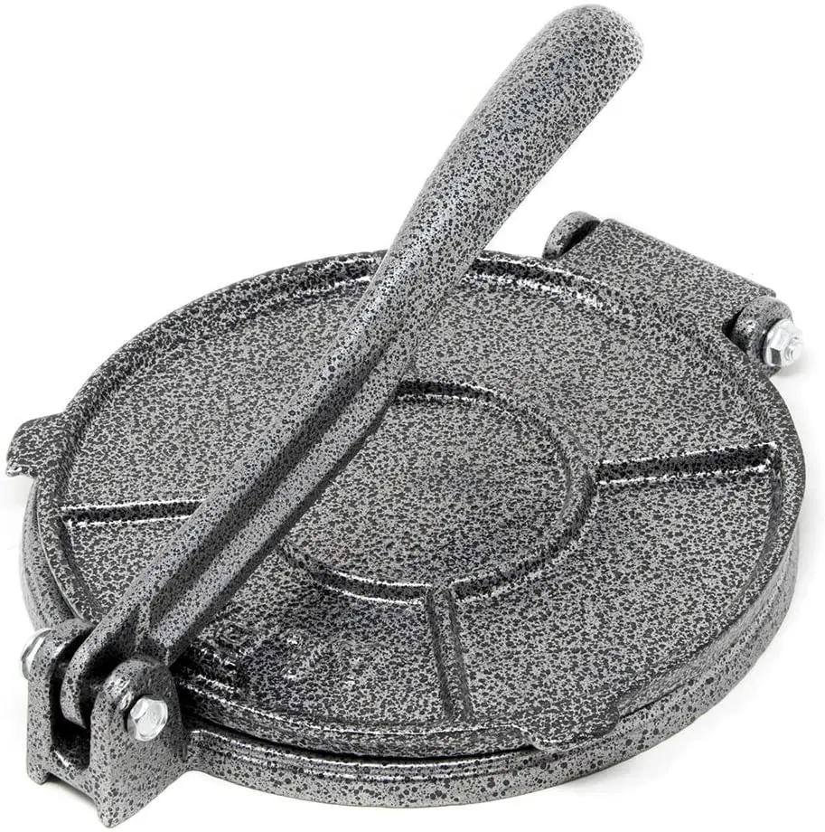 XINCHU Tortilla New Type Black Cast Iron Tortilla Presser with Handle