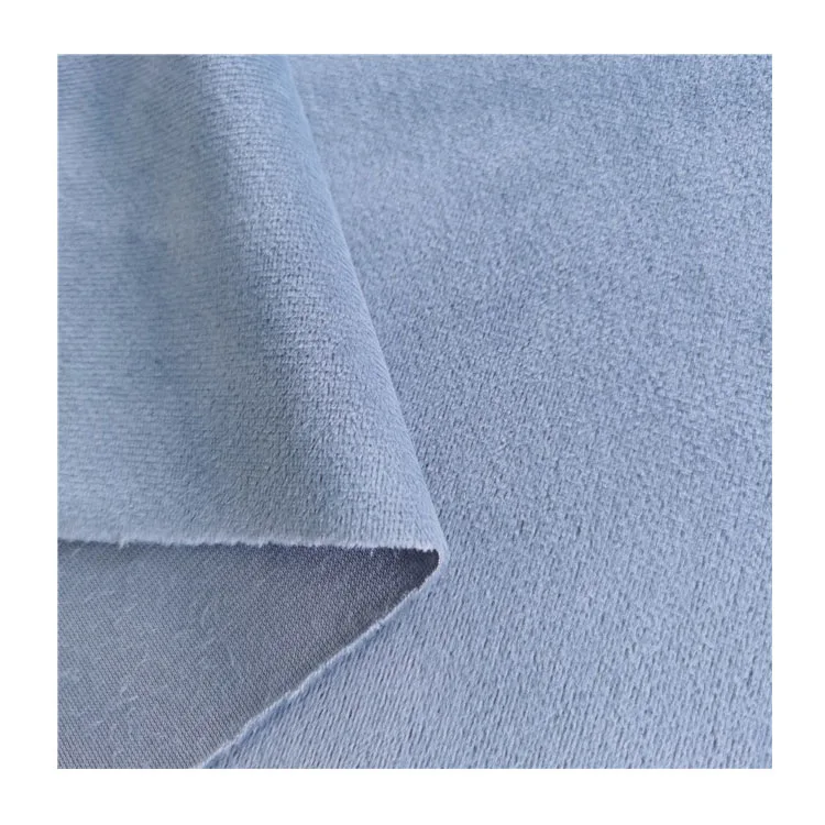 100% polyester 54 inches 180gsm furniture velour Super Soft Holland Velvet Fabric for sofa chair cover bedding