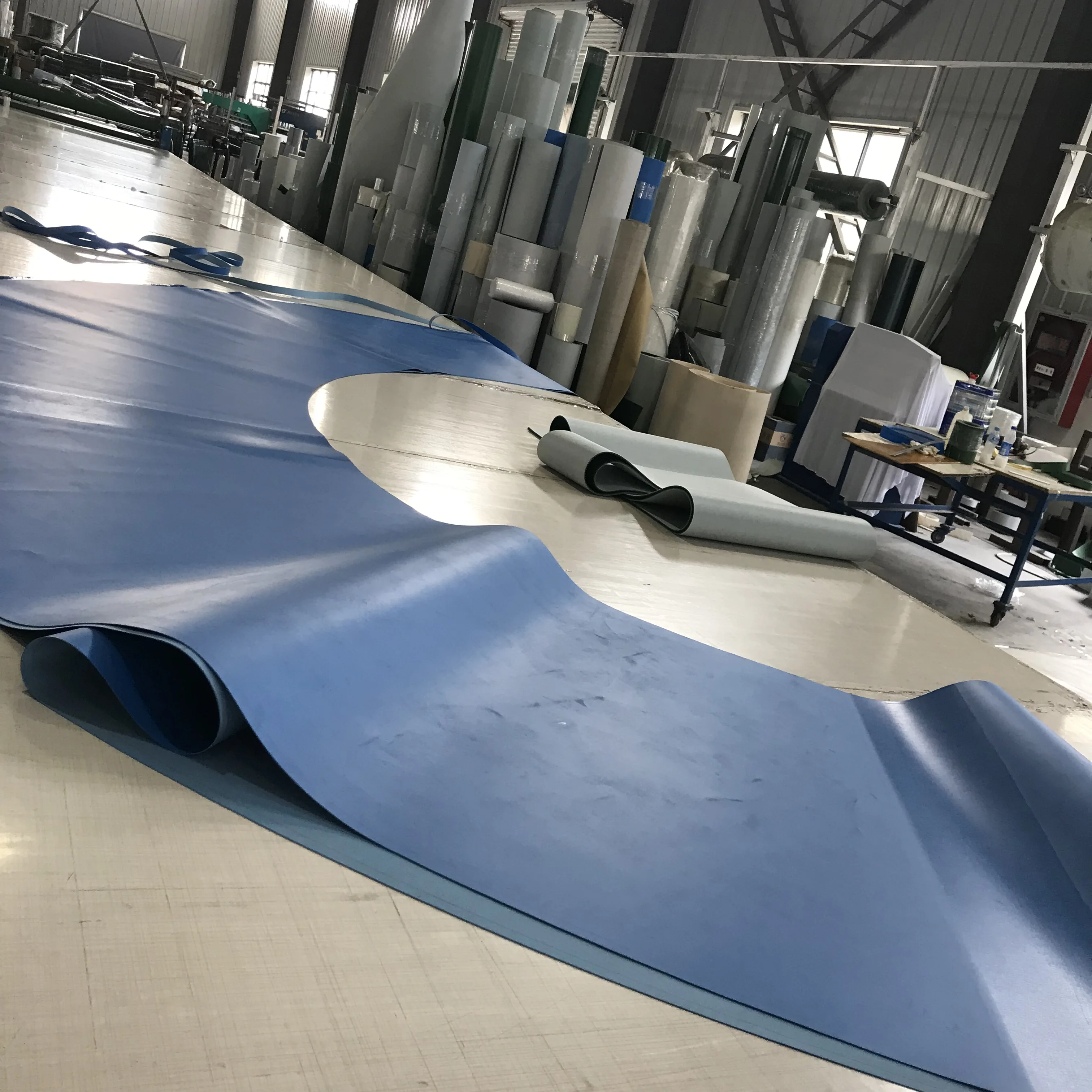 Custom Various Pattern Smooth Logistics Ceramic Food Industrial Factory Manufacturer PVC PU PE Conveyor Belt