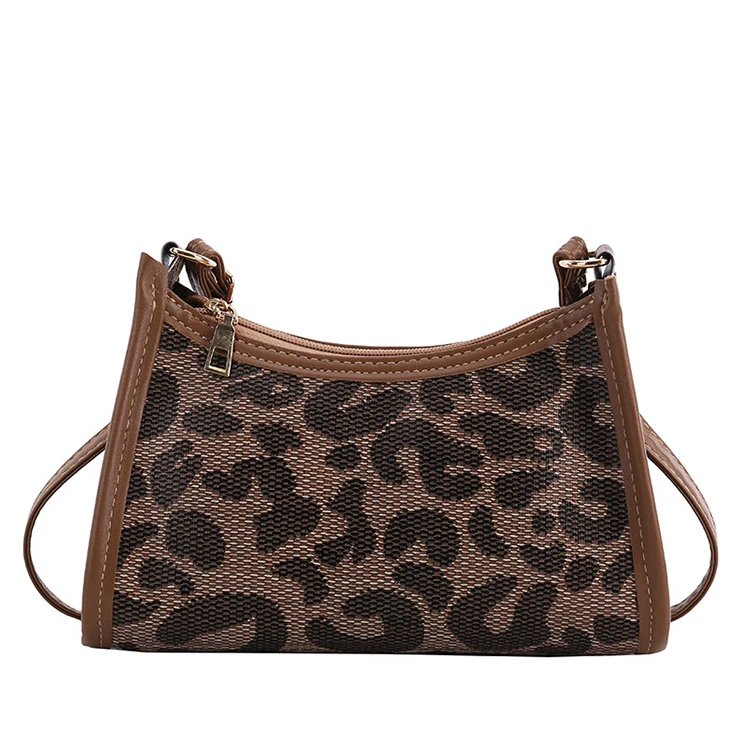 Leopard Pattern Cross body Hobo Women Shopping Purses 2021 Fashion Ladies Handbags And Shoulder Bag
