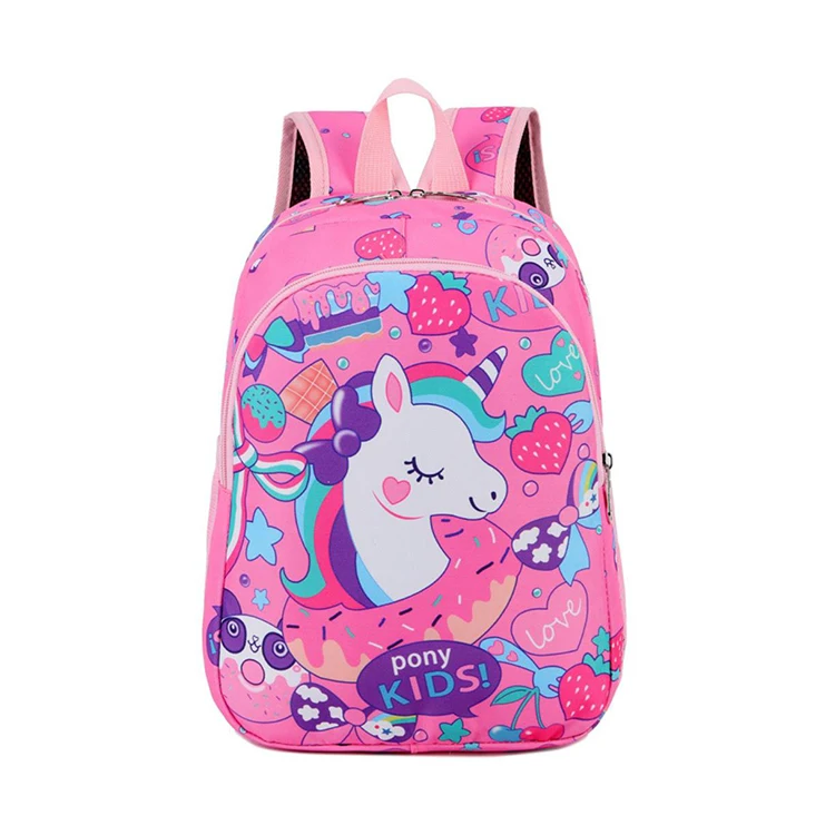 New Popular Lovely Cartoon Custom Logo Children Kids School Bags Backpack
