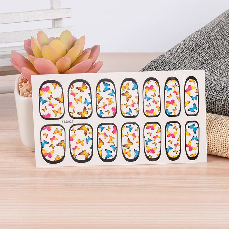 New style nail art  self-adhesive nail polish nail strips
