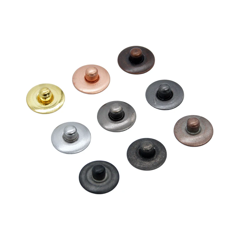 9.5mm Metal Rivet Jeans Button Manufacturer Custom Logo Fashion Zinc Alloy 1000pcs/bag 7-15 Days Nickel-free Customizable