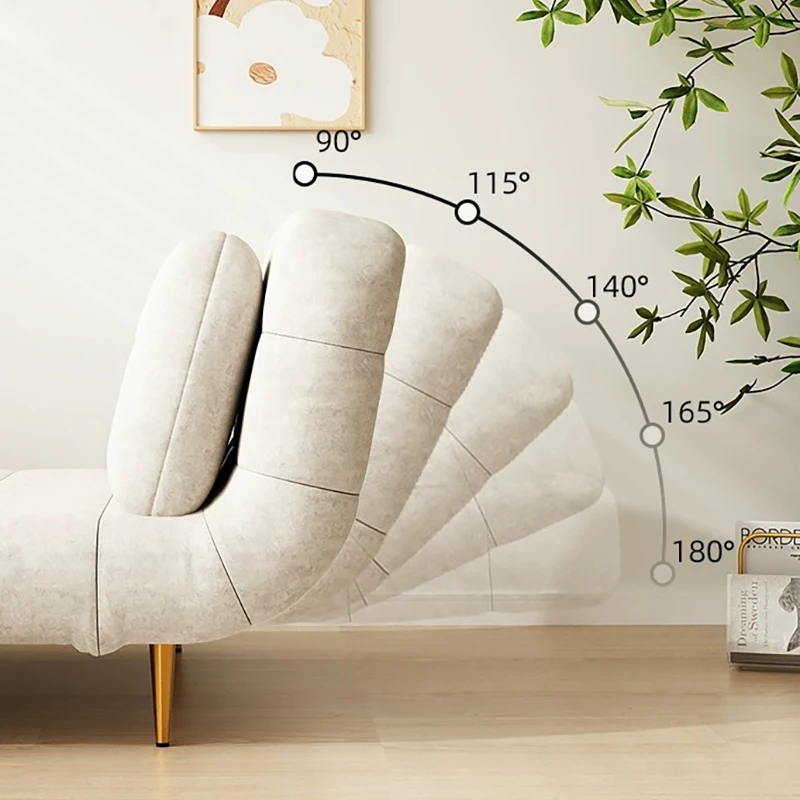 Simple Reclining Chair Folding Sofa Bed Apartment Foldable Small Bed Family Single Folding Sofa Bed Furniture Leisure Sofa