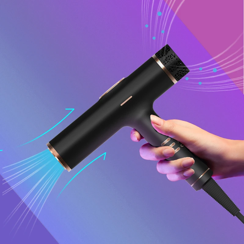 Hairdryer Mini Portable Wall Mount One Step Professional Salon Blow Negative Ion Hair Dryer