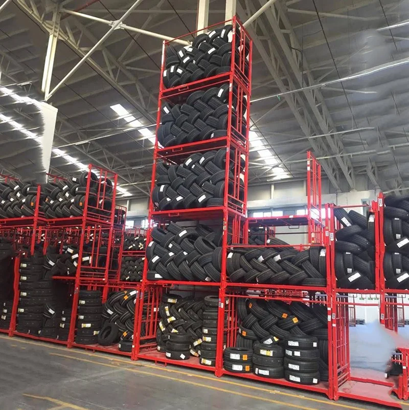 OEM ODM china commercial tyre racking heavy duty truck tire rack for tyre storage