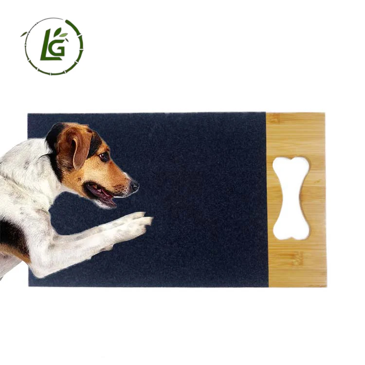 Legend Customized Logo Dog Nail Scratch Board Cat Scratch Pad Dog Nail File Board Pet Toy Bamboo Dog Scratch Pad For Nails