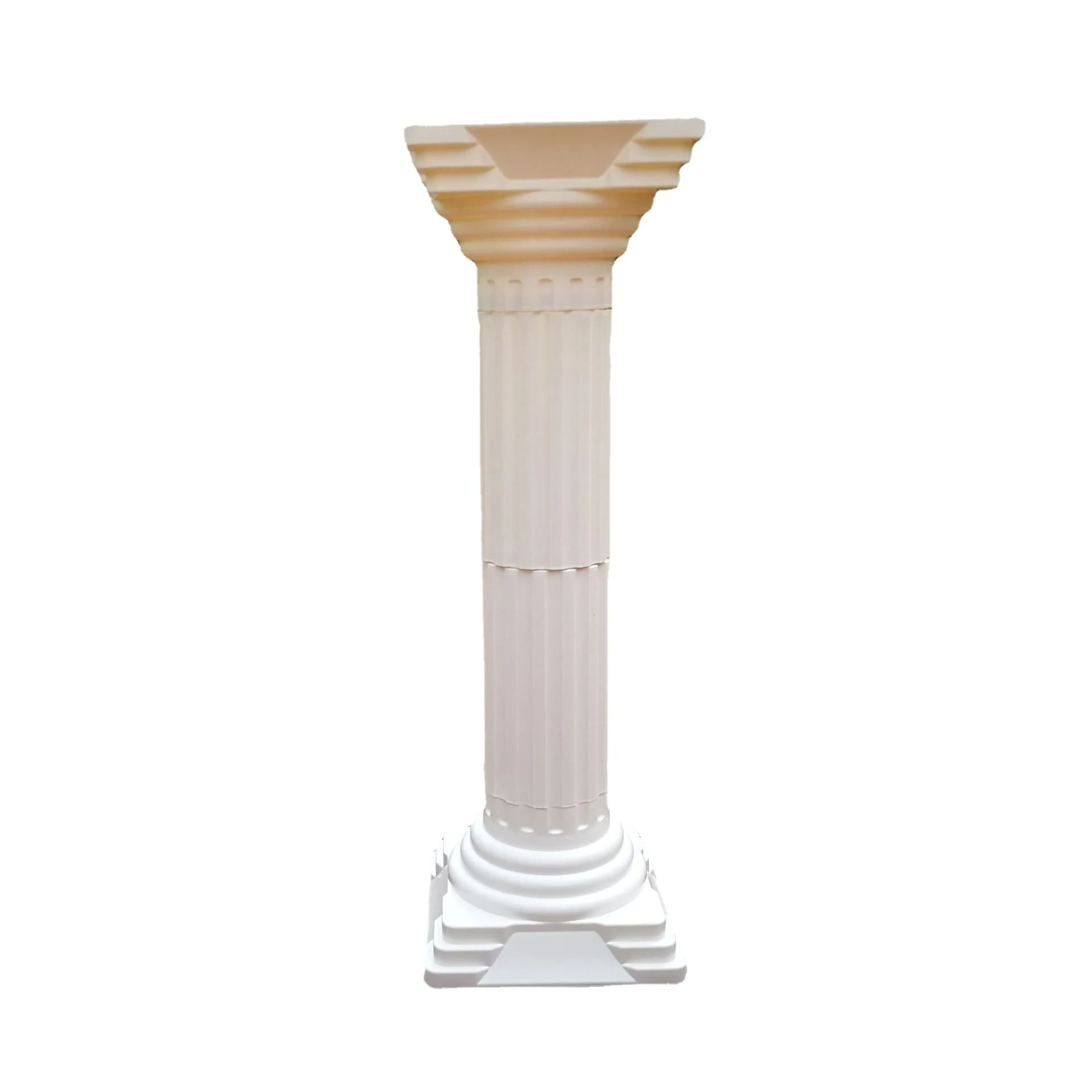white quality plastic decorative PVC wedding decoration roman pillars for wedding event stage decoration
