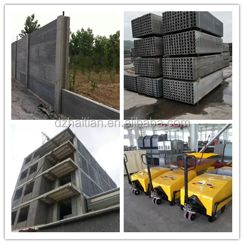 Automatic precast concrete fence panel molds for concrete walls fences/concrete fence machine