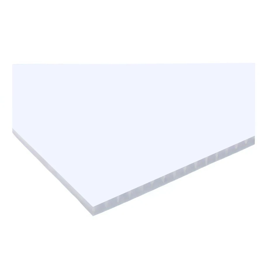 UV400 PC полый лист (молочный белый)