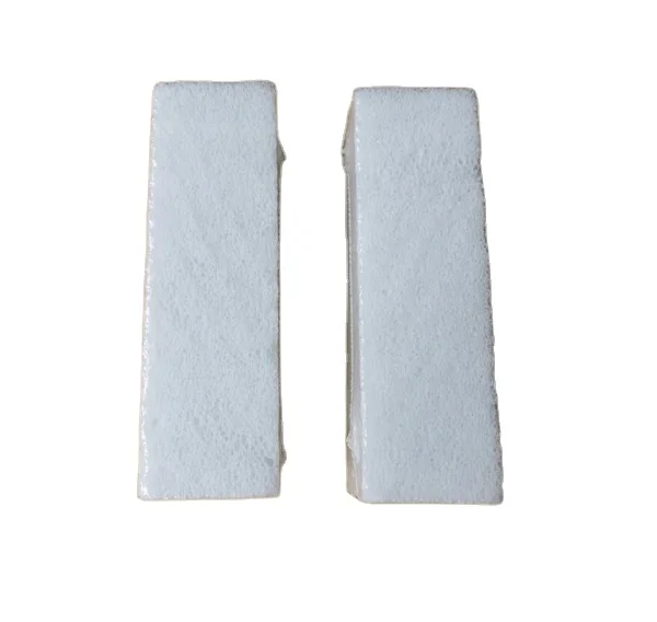toilet pumice brush stone with the white plastic handle