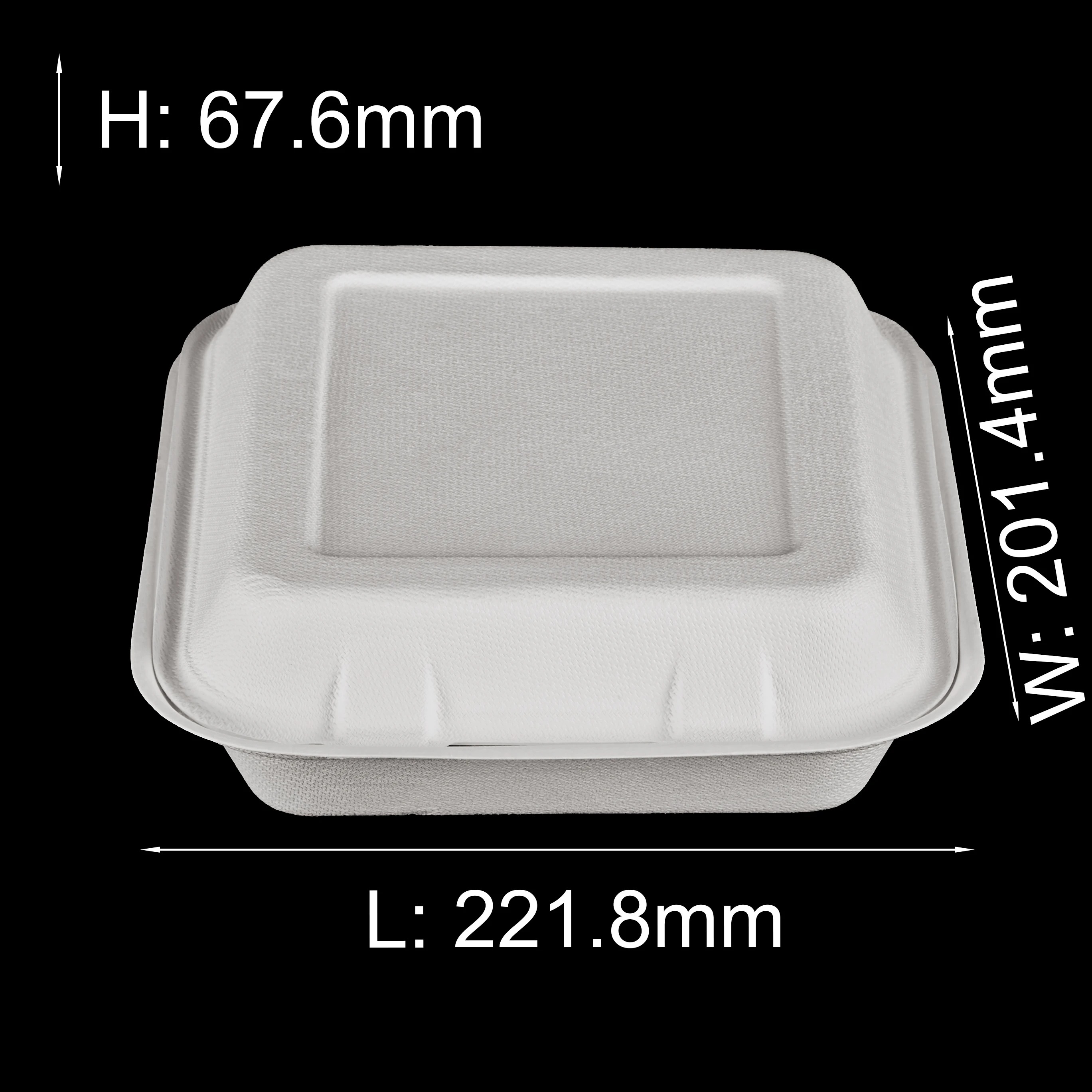 New Product Biodegradable Bento Box Take Away Salad Box,Paper Box Packing