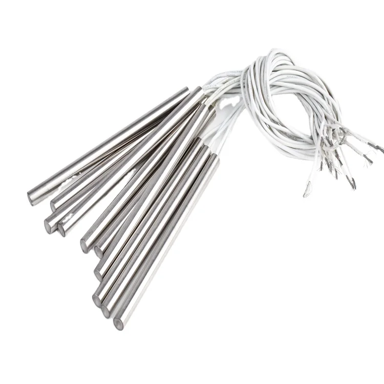 Customized 12v 24v 220v Stainless Steel Industrial Electric Rod Resistance Heating Element Cartridge Heater
