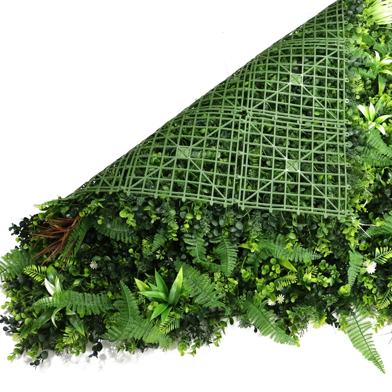 Green Artificial Plant Wall Grass Accent Grass Wall Outdoor