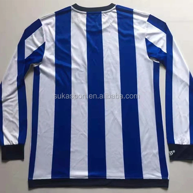 2019 клубный мир рейядос монтерровский Джерси синяя белая полоса с длинным рукавом мексиканский клуб Футбол Джерси Футбольная рубашка комплект