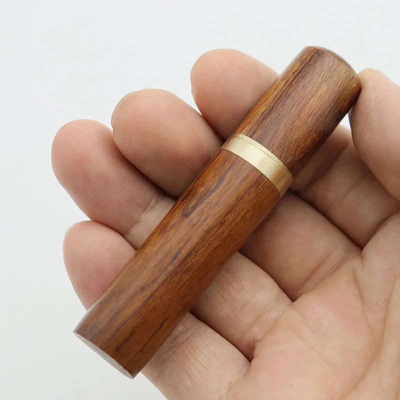 High quality knitting sewing accessory sandalwood needle cylinder household toothpick cylinder