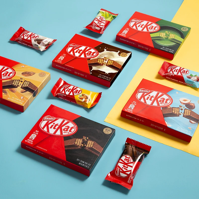 Wholesale Milk Chocolate Kitt Kat 34g Matcha Flavored Wafer White Chocolate