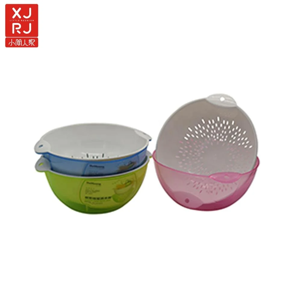 kitchen fruit vegetable colorful small size round shape kitchen colander sink sieve