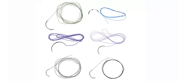 Wholesale Surgical polyglycolic acid suture thread with needle for Vet Skin Enclose