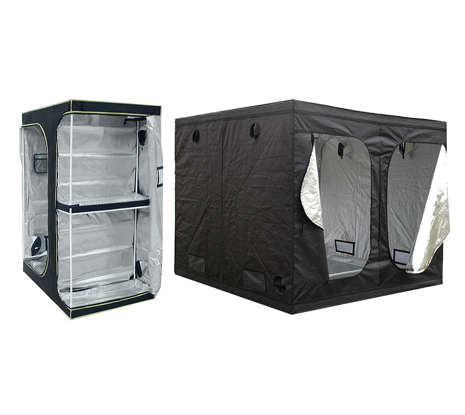 Wholesale 210d 600d 1680d strong mylar fabric commercial hydroponic grow plant tent mushroom grow room