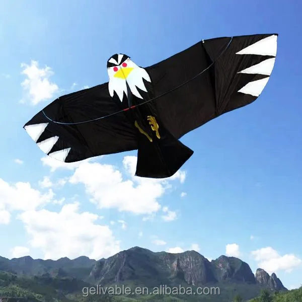 hot sales easy  fly big eagle single  line handwork custom outdoor kite from weifang professional  kite factory