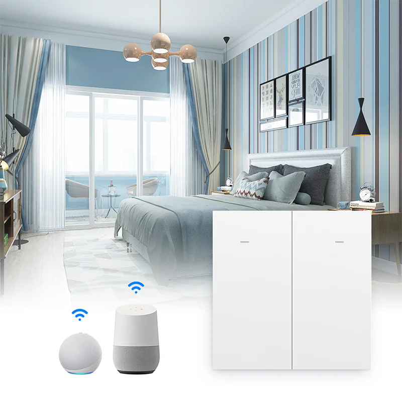 BroadLink 1/2/3 Gang Push Button Wifi Smart Light Wall Switch