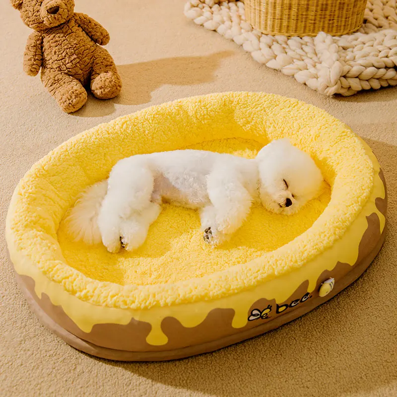 Cute Custom Soft Comfortable Dog Bed,Unique Pet Bed New Design Pet Cat Bed Warm your Dog