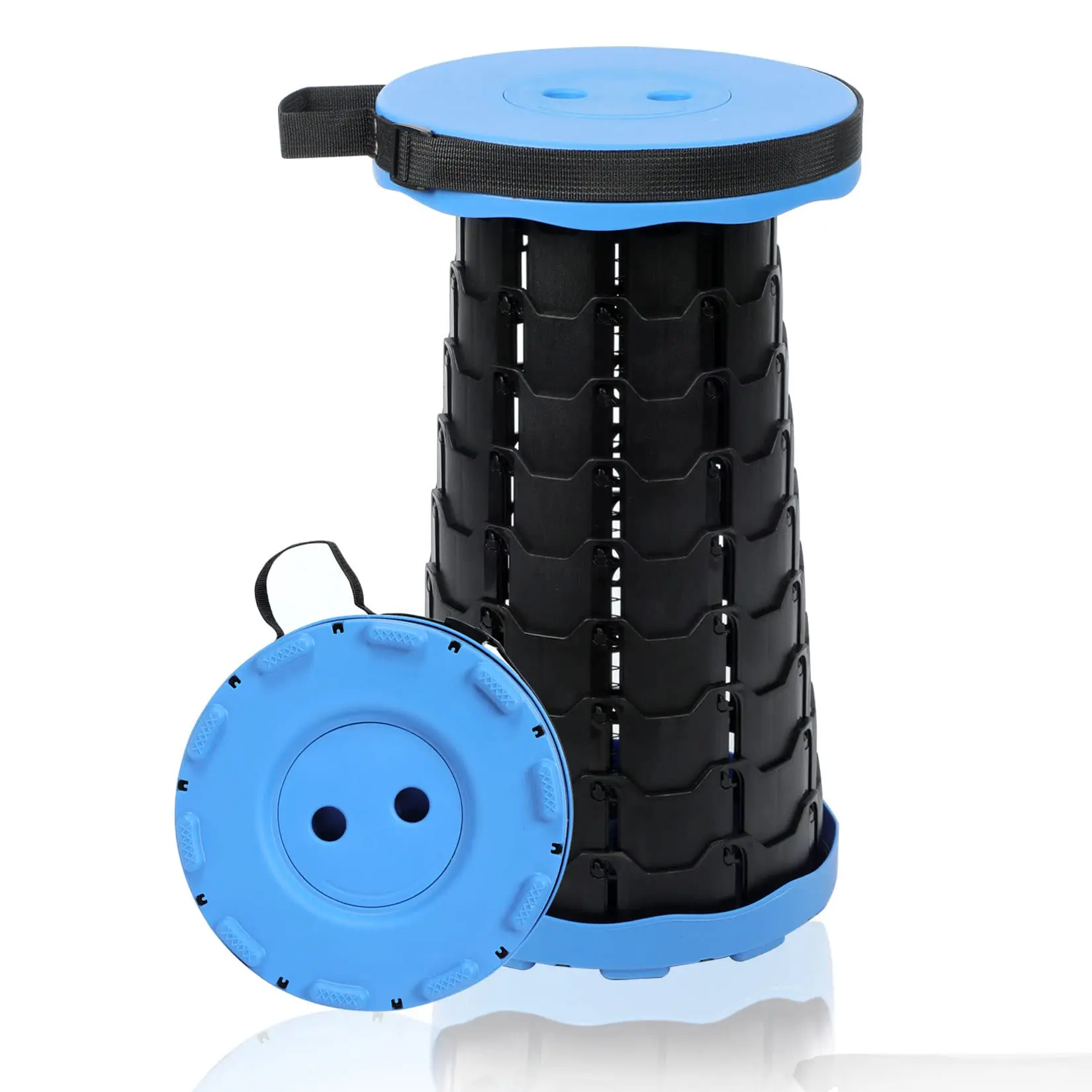 Goalfit 2024 Camping Telescopic Portable Stool Telescopic Plastic Outdoor for Fishing Camping Color Box Fashion Garden Chair