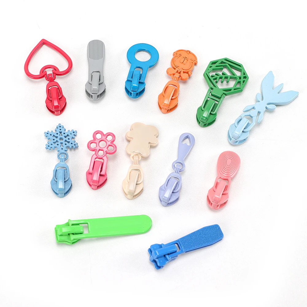 Изготовленный на заказ #3 #5 #8 пуллер дизайн эмалированная металлическая молния слайдер красочная закрывающая головка на молнии для толстовок