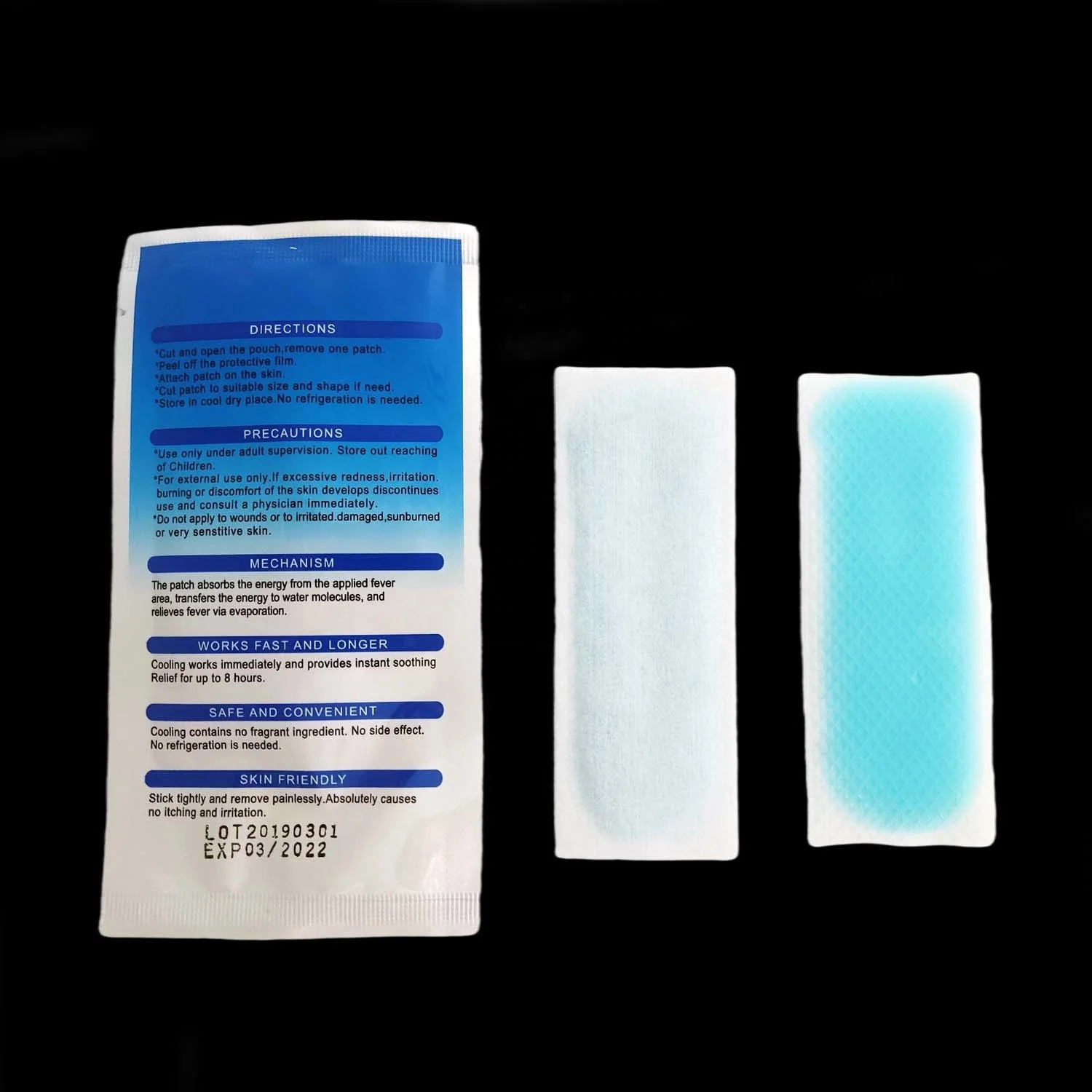 Direct factory of exporting Japan market Adult&Baby Ice Cooling Gel sheet/Cooling gel patch-12cmx5cm -lasting 10-12hours