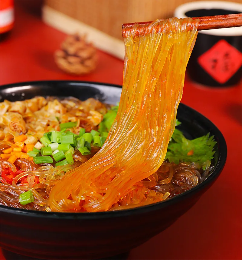 90g instant vermicelli bagged with spicy sweet potato noodles and halal sweet potato noodles