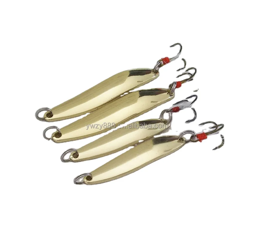 Willow leaf type Luia glitter metal bait leech piece