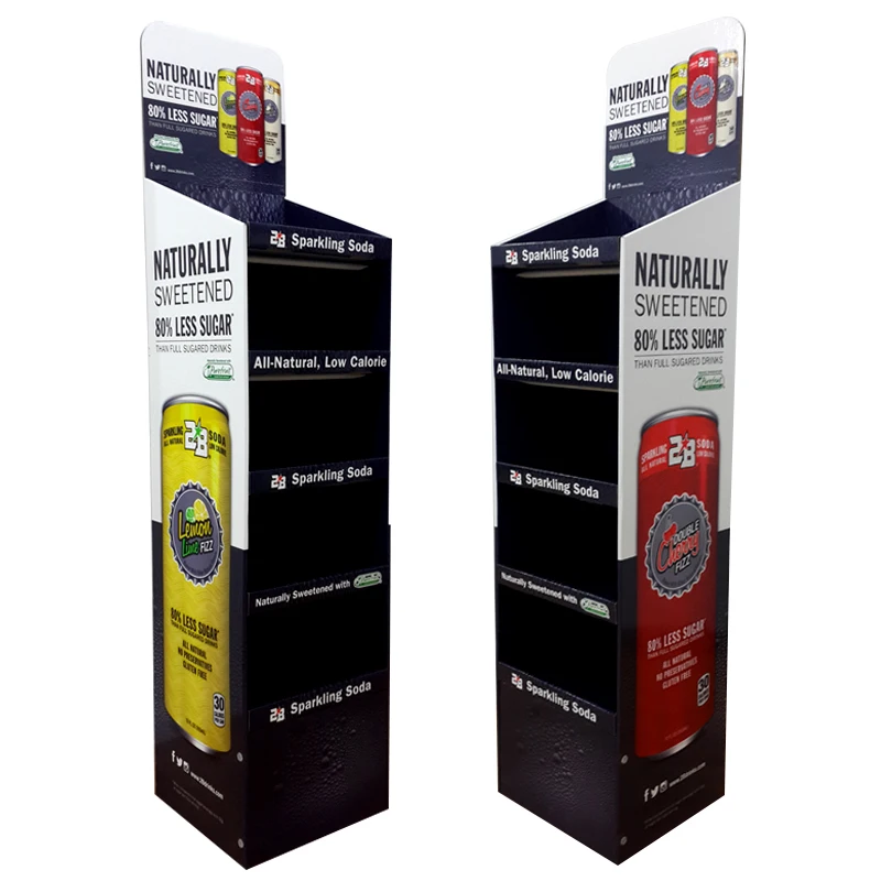 Custom floor retail store Kitchenware products promotion exhibition Bamboo wood cutting board Acrylic Cardboard Display Stand