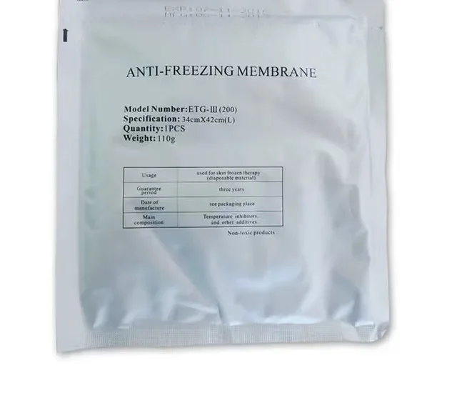 anti freeze membrane cryopad antifreeze film cryolipolysis skin care for cryolipolysis