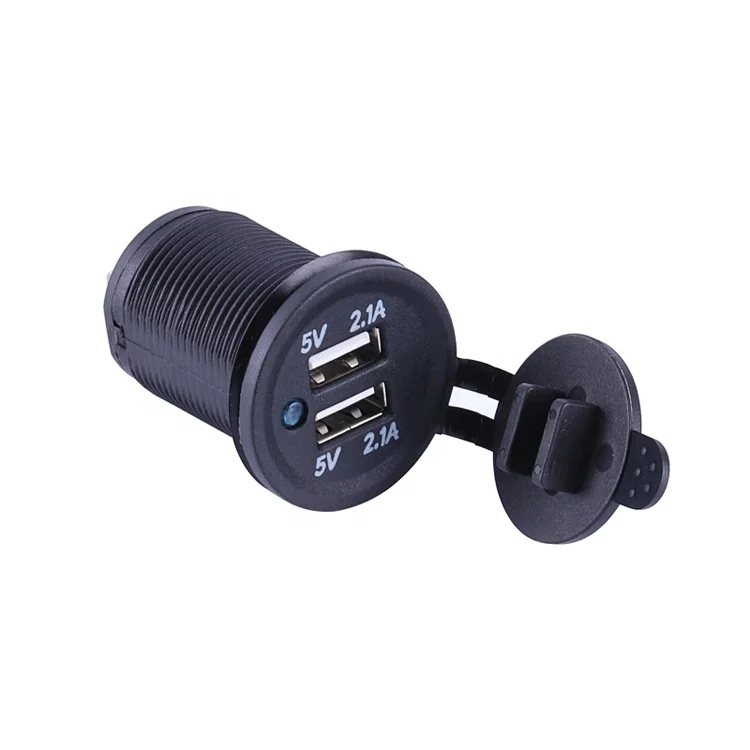  Розетка зарядная с двумя USB-портами 12 В 24 5 4 2