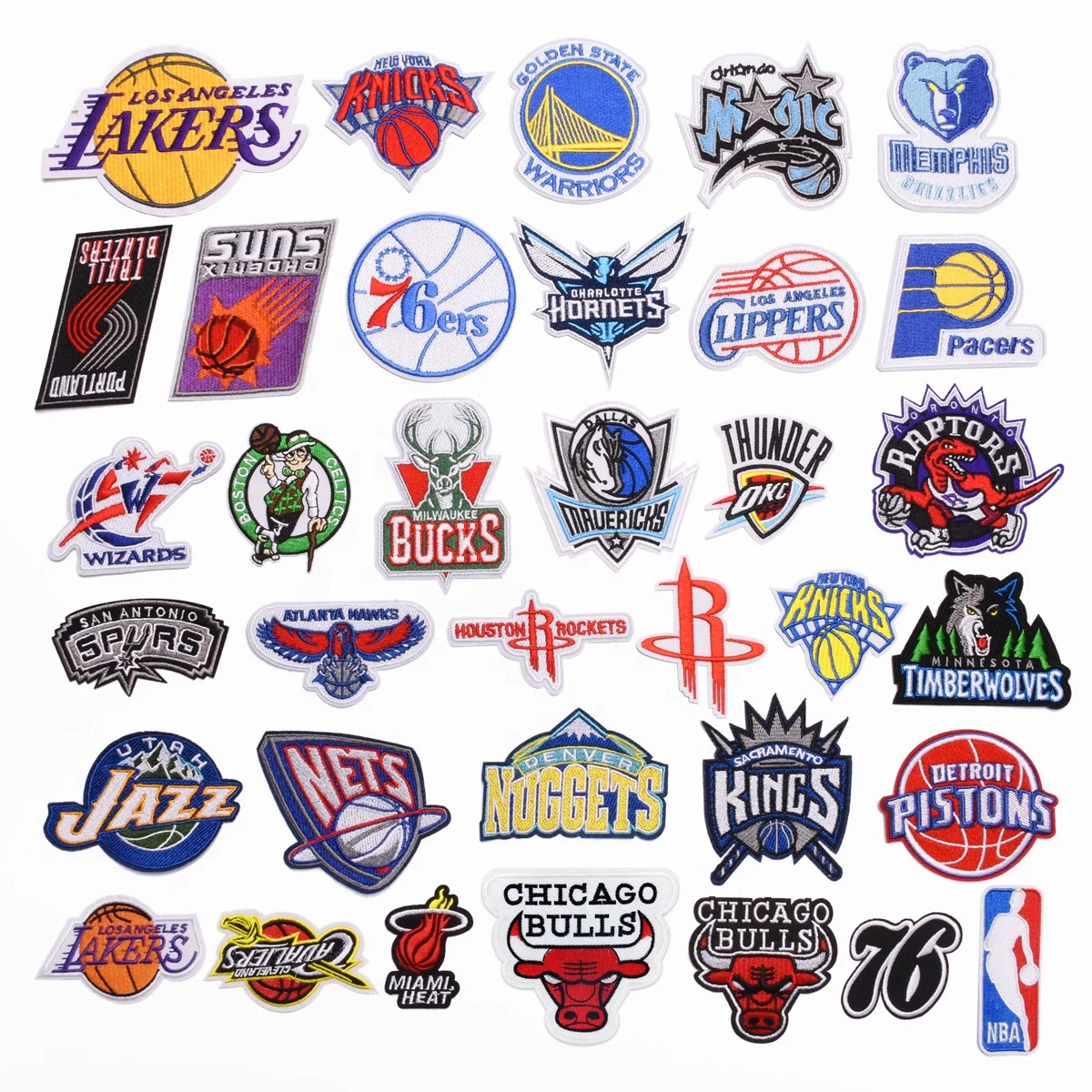 2023 Basketball Team Embroiderod Patch Embroidery Sticker For Hat Bag Shoe Tags Clothing Label Garment Accessories