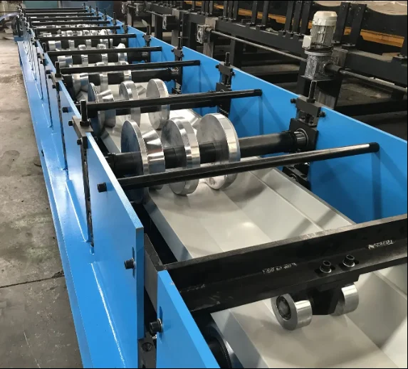 ZTRFM K-Style Gutter Roll Forming Machine metal rain gutter downspout machine