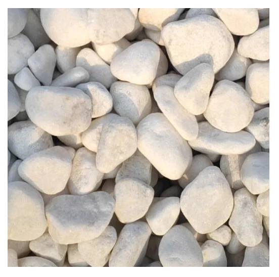 Natural dolomite snow white pebbles tumble pebbles water purified stone bea