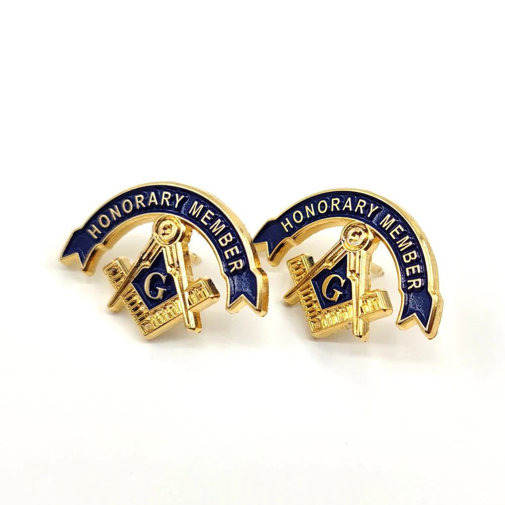 Заводская поставка Шпилька мазон года масонская регалия с пользовательской биркой индивидуальные Броши масонские