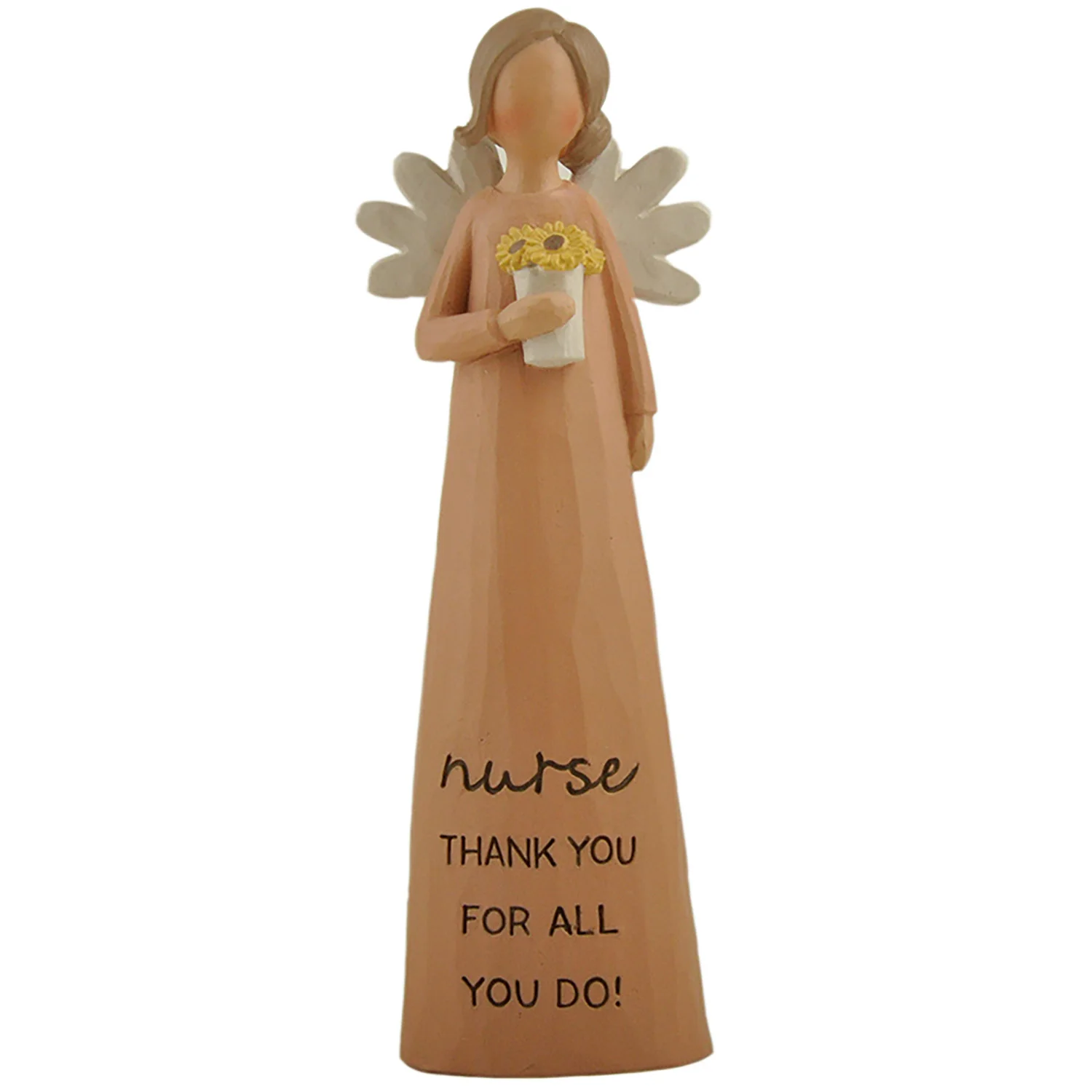 Spring New Items Resin Angel Crafts Bright Blessings Angel Figurine - Nurse for Home Decor