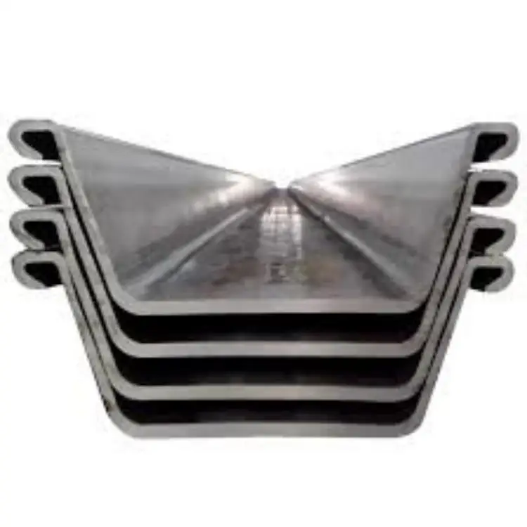 Z Shaped Profile Hot Rolled Cold Formed Steel Sheet Pile 635*380*8 Steel Sheet Pile Used for Road and River