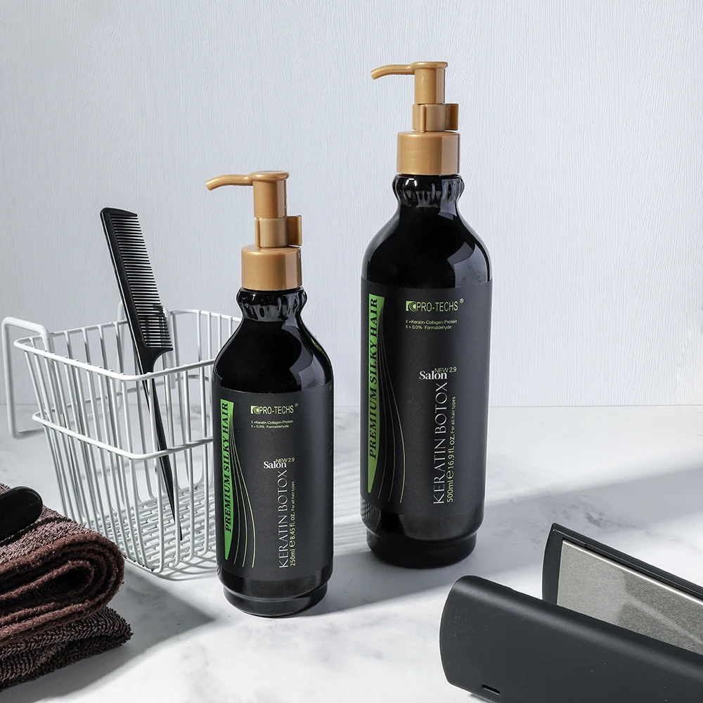 Salon green brazilian keratin zero formaldehyde bottox hair straightening cream brazilian keratin hair treatment