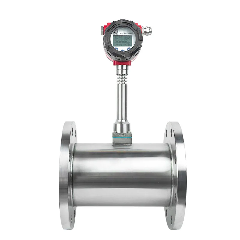 LCD display vortex steam air gas flow meter ip67 hydrogen flow meter stainless steel flowmeter