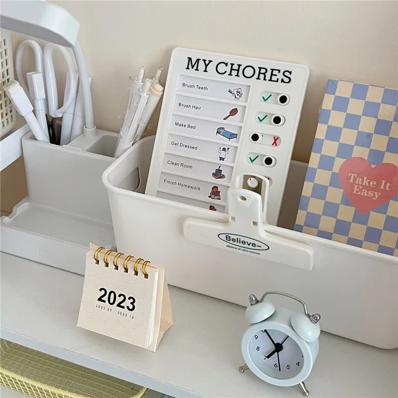 Portable Interactive Whiteboard Reminder Chart for Teens and Kids for Creating To-Do Lists