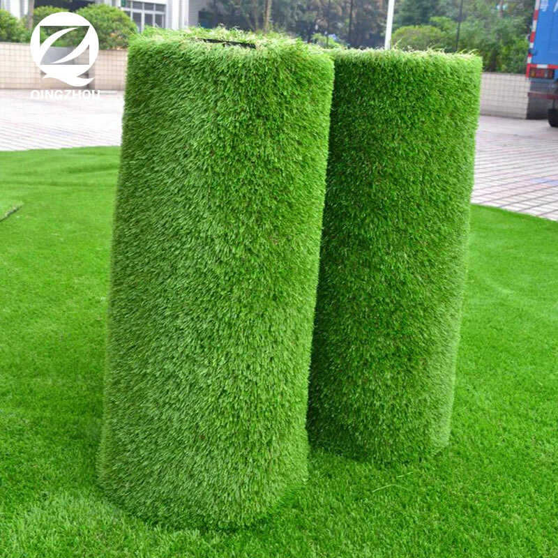 QINGZHOU L001 quality artificial grass carpet landscape outdoor synthetic grass price three color artifical grass for garden